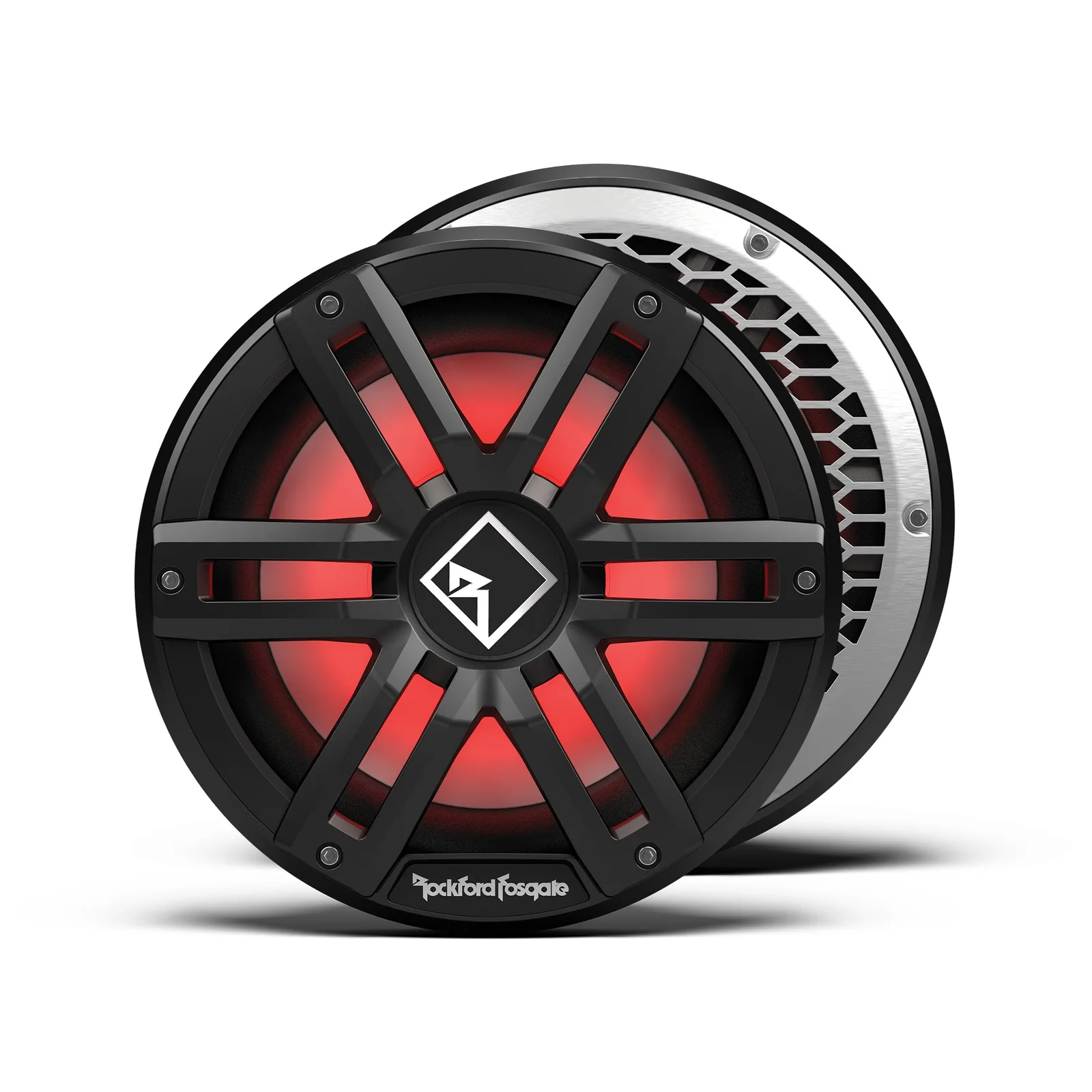 M2 10" DVC 2Ω Color Optix™ Infinite Baffle Marine Subwoofer: Black Gen-2